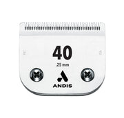Andis UltraEdge taille 40 emballage avant montrant la lame et la compatibilité