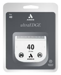 Andis UltraEdge gros plan des dents assurant une coupe précise et sans accroc