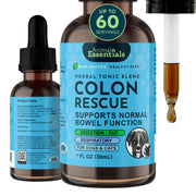 Animal Essentials flacon Colon Rescue vue avant bénéfice administration facile