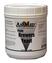 ANIMED emballage avant du pot de levure de bière 2 lb, facile à doser