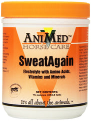 ANIMED SWEATAGAIN vue frontale du sachet 1 lb montrant l'étiquette et la praticité