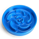 Anipaw bol céramique face montrant le motif floral pour ralentir l'alimentation