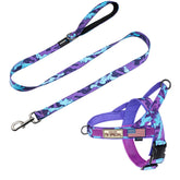 Annchwool harnais face avant camo purple montrant maintien et style