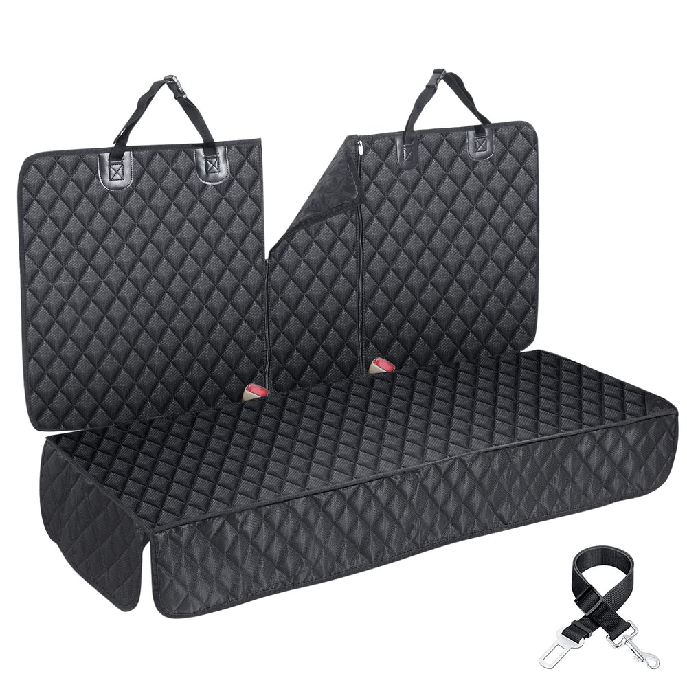 ANOSOSPECIAL housse siège arrière face montrant couverture intégrale et protection complète