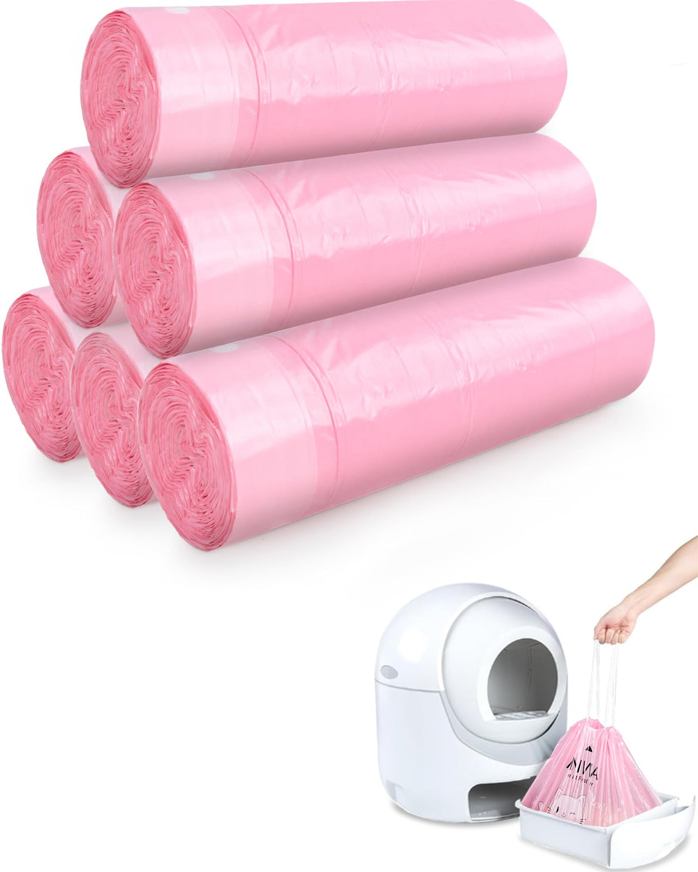 ANWA emballage 6 rouleaux montrant quantité et commodité