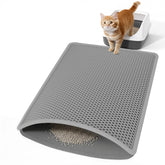 Anywish tapis litière face avant protège sol et retient la litière