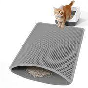 Anywish tapis litière face avant protège sol et retient la litière