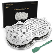 Aozale lick mat XL face avant montrant grande surface texturée pour enrichissement