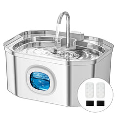 APAUK fontaine face avant montrant design durable et remplissage facile