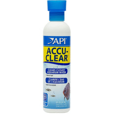 API Accu-Clear flacon avant montrant l'étiquette et facilité d'utilisation