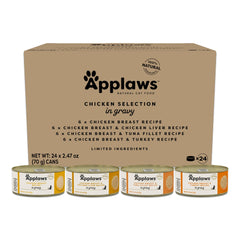 Applaws face avant de la boîte poulet montrant l'emballage et la qualité