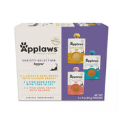 Applaws emballage avant du pack 6 sachets montrant variété et naturel