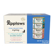 Applaws face du pack de 24 boîtes montrant variété et praticité