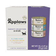 Applaws face avant du pack 16 boîtes montrant variété de recettes et praticité