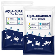 Aqua Guardian Pro emballage avant montrant le sachet et l'information pratique