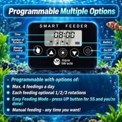 AquaMiracle écran digital en gros plan pour programmation précise