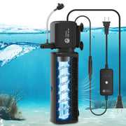 AquaMiracle vue avant du filtre montrant sa forme compacte et son débit