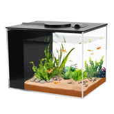 AQUANEAT aquarium vue de face montrant design compact et gain de place