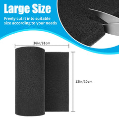 AQUANEAT gros plan de la structure de mousse offrant grande surface filtrante