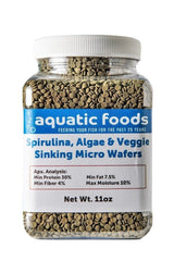 Aquatic Foods Inc. pot face montrant l’emballage et la quantité pratique