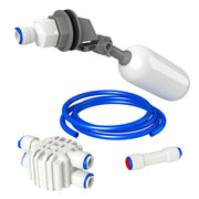 Aquatic Life kit vanne flotteur présentation montrant tous les composants et gain de temps
