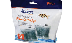 Aqueon cartouche petite en usage dans filtre, améliore la clarté de l'eau