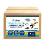 Aqueon emballage devant jumbo 5 lb montrant le format économique et l'usage