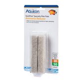 Aqueon emballage avant montrant pads ammonia remover et avantages rapides