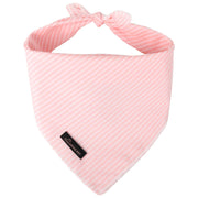 ARING PET bandana face avant montrant motif rose et style