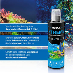 ARKA Microbe-Lift liquide gros plan montrant texture et mélange sûr