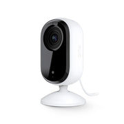 Arlo caméra intérieure vue frontale montrant design compact et intégration harmonieuse