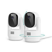 Arlo face avant montrant la lentille et microphone, sécurité intérieure claire