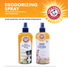 ARM & HAMMER spray appliqué sur chien pour rafraîchir pelage et odeur