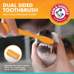 Arm & Hammer brosse à dents pour chien affichant design et efficacité de brossage