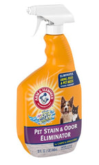 Arm & Hammer comparaison avant apres montrant résultat sans tache