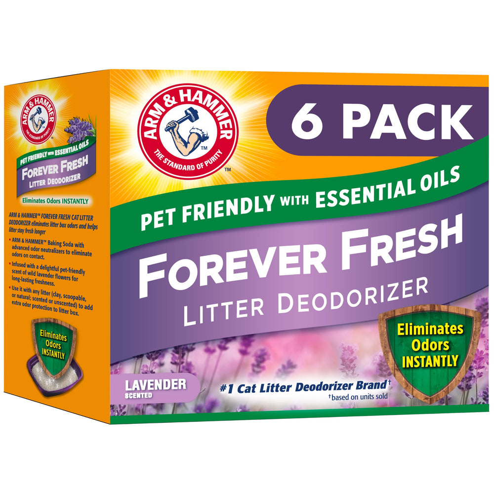 ARM & HAMMER pot de Forever Fresh face avant montrant le format 30 oz et bénéfice fraîcheur