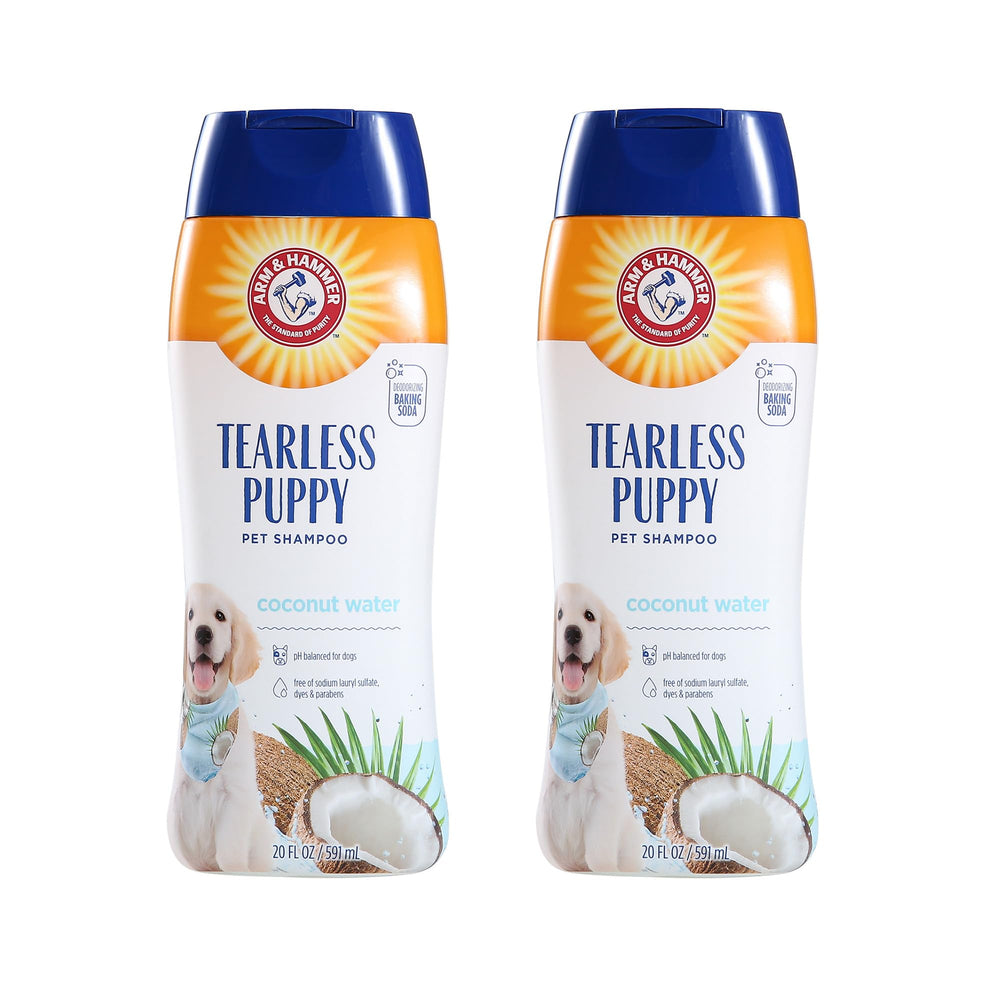 Arm & Hammer bouteille de shampooing chiot vue avant bénéfice nettoyage doux