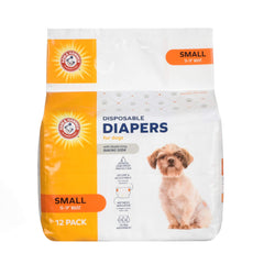 ARM & HAMMER emballage avant montrant culottes absorbantes et contrôle des odeurs