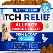 Artullano emballage avant montrant le format 120 friandises et bénéfice confort