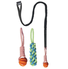 ASDICOXB face avant du kit bleu montrant corde et balle, durable et attractif