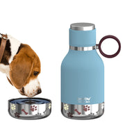 asobu bouteille face avant bleu montrant design compact et praticité