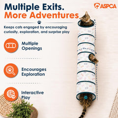 ASPCA tunnel jouet suspendu rattle en action pour capter l’attention