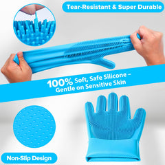 Augwind curry caoutchouc détail des poils pour masser et démêler