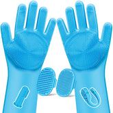 Augwind gants de toilette packaging montrant le contenu et l’économie de temps