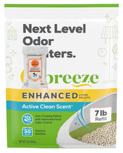 Aurora Pet emballage Cat Breeze face montrant recharge et bénéfice stockage pratique