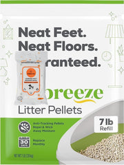 Aurora Pet granulés emballage face montrant contenu pratique et bénéfice propreté