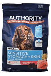 Authority sac 6 lb vue avant montrant l'emballage et bénéfice fraîcheur refermable