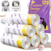 AWoHH emballage de 120 sacs litière compatible Pet Pivot, approvisionnement pratique