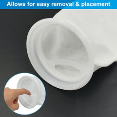 AYWFEY chaussette-filtre en usage dans un sump améliorant la clarté