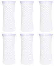 AYWFEY vue avant du sachet de filtres socks, maintien facile